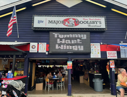 Come visit  and enjoy amazing food at Major Goolsby's Heartland