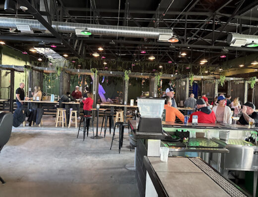 Come visit  and enjoy amazing food at Slingshot Bar - A Bars & Recreation Experience