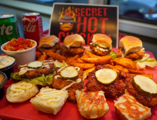 Come visit  and enjoy amazing food at Secret Hot Chicken