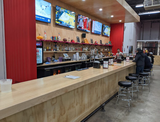 Come visit  and enjoy amazing food at First and Bowl – Football Bowling
