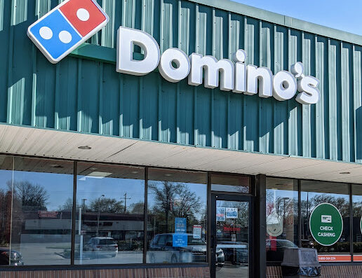 Come visit  and enjoy amazing food at Domino's Pizza