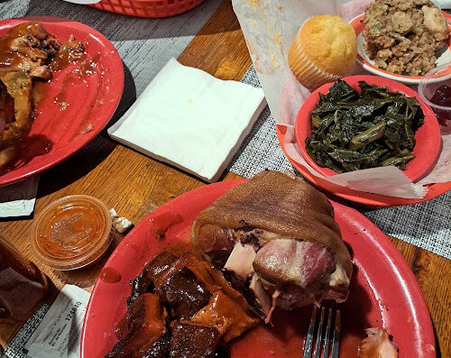 Come visit  and enjoy amazing food at Ashley's Que Too