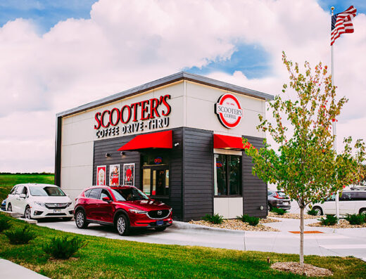 Come visit  and enjoy amazing food at Scooter's Coffee