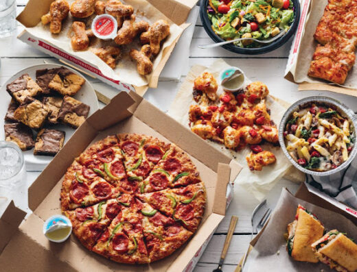 Come visit  and enjoy amazing food at Domino's Pizza