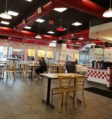 Come visit  and enjoy amazing food at Five Guys
