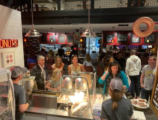 Come visit  and enjoy amazing food at Happy Dough Lucky Donuts